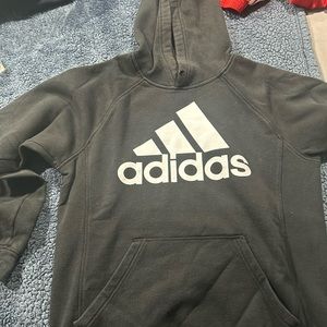 Size small, black adidas sweater,very comfortable to wear.